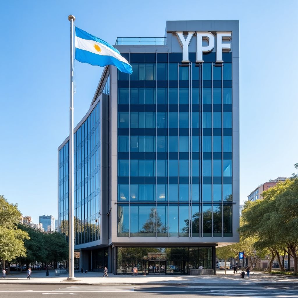 Sede central de YPF en Buenos Aires